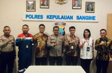 Polres Sangihe Tandatangani Kesepakatan Pengamanan Obyek Vital 