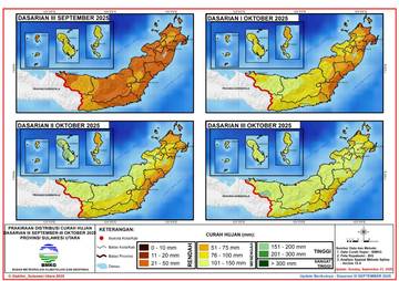 Curah Hujan Sulawesi Utara Masih Bervariasi September