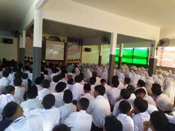 MTs Negeri Bintan Nobar Film G30S PKI Patriotisme
