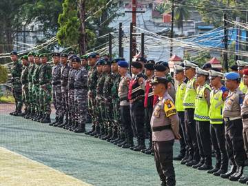 Polresta Tanjungpinang Lakukan Apel Pengamanan Pergantian Tahun 