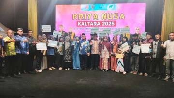 Penutupan Kriya Nusa Kaltara Ramaikan Malam Pergantian Tahun