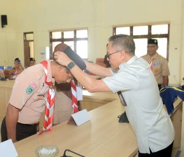 Bupati Halteng Buka Muscab ke-V Gerakan Pramuka