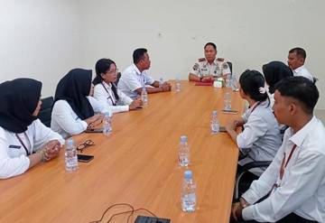 Peserta Magang di Lapas Tobelo Ikut Monitoring