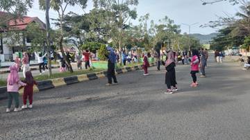Car Free Day Kabupaten Buol Dimeriahkan Senam bersama