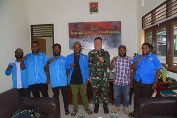 Dandim-1702/Jayawijaya Dorong Peran KNPI Dalam Pembangunan Dan Keamanan-Daerah