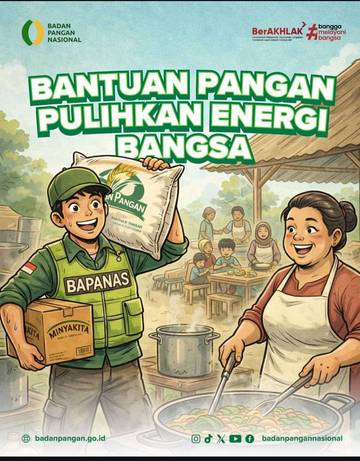 Bantuan Pangan Pulihkan Energi Bangsa 