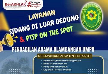 Pengadilan Agama Blambangan Umpu Akan Menggelar PTSP One The Spot 2026