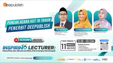 Deepublish Rayakan HUT Ke-16 Lewat Talkshow Dosen