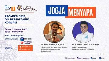 Proyeksi 2026, DIY Bersih Tanpa Korupsi