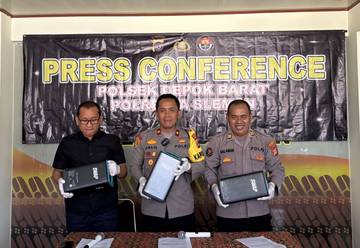 Pasutri Muda Bersekongkol Mencuri Baterai Swap Station 